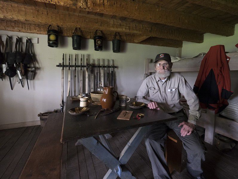 Ranger Sterling Ambrose at Maryland’s Fort Frederick
